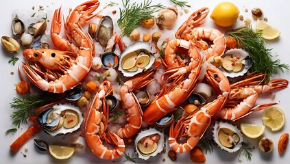 delicious food stir fried crispy prawns with cashew and sweet pepper served in a plate.