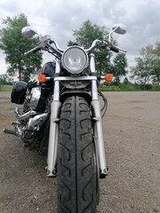 motorcycle on the road