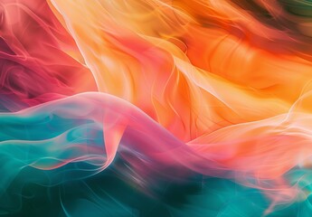 An abstract fiery swirl of warm colors conveying emotions like excitement, warmth, and energy