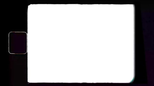 Vintage super 8 mm effect. Old film tape overlay. High quality 4k footage