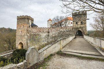 Obraz premium Bitov Castle in Znojmo region in South Moravia, Czech Republic, Europe.