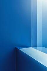 Simple Blue Background Design Generative AI