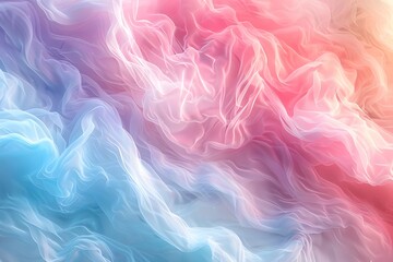 Obraz premium Close-up of vibrant fabric on pink and blue background