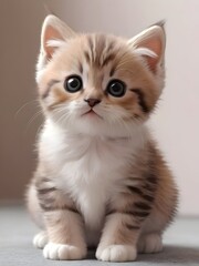 Obraz premium Tabby Cat Ginger Cat Animal Illustration Art