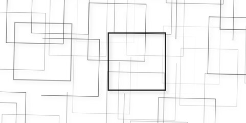 Digital geometric abstraction with lines and points. Vector abstract boxes background.