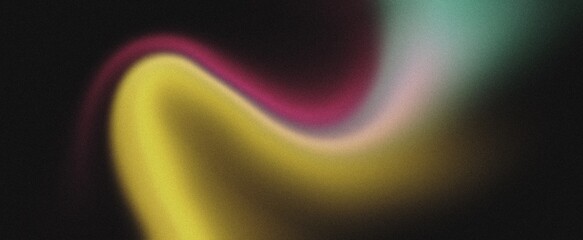 Abstract blurred gradient mesh background with colorful bright smooth banner template or pattern.
