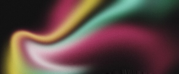 Abstract blurred gradient mesh background with colorful bright smooth banner template or pattern.
