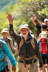 Fototapeta premium group of persons standing next to each other in a cultural exploration setting