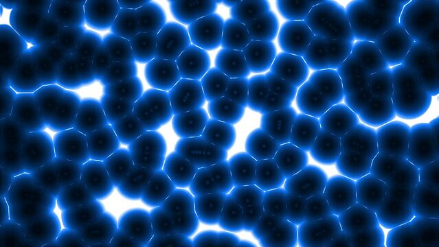 Medical animation of moving viral cells