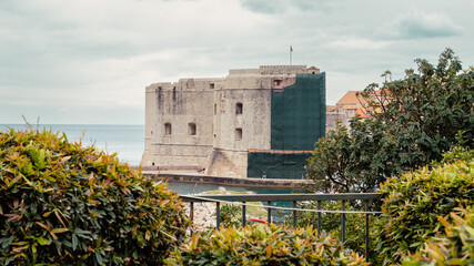 Fort Lovrijenac depuis le Lazaret, Dubrovnik
