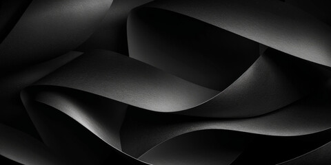 3d Abstract black luxury background. luxurious black line background. Dark black wave.Curved surface with light Digital black wave  textured graphics banner poster background	
