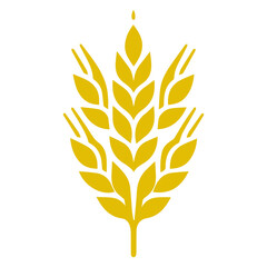 Wheat ear icon vector