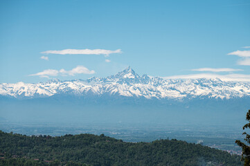 Turin seen from Superga in a sunny day