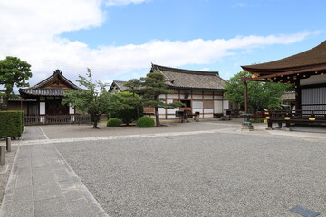 A Japanese temple in Kyoto : a scene of the precincts of To-ji Temple