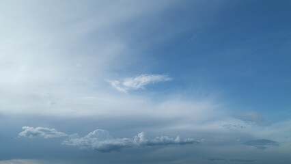 Beautiful blue sky with cumulus clouds background. Sky with clouds weather nature cloud blue....