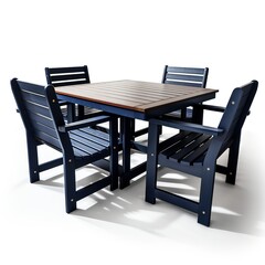 Outdoor dining set navy