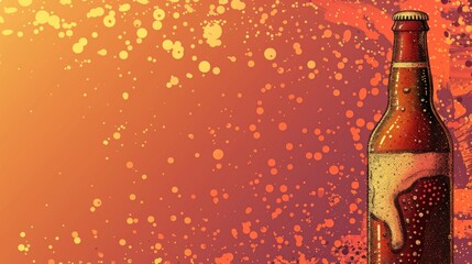 Beer background for graphic design