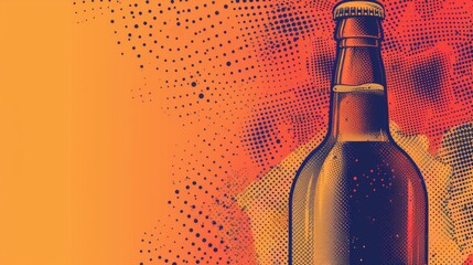 Beer background for graphic design