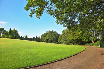 The walking path