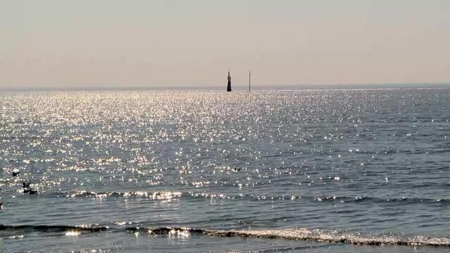 Nishkalank Mahadev Temple is a Hindu temple located at Koliyak near Bhavnagar, Gujarat. Situated in Koliyak Beach, it is one of the rarest sea temples in India. 