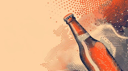 Beer background for graphic design