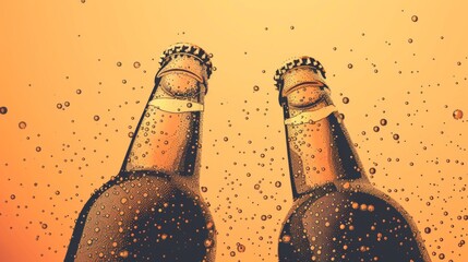 Beer background for graphic design