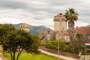 Château sur l'île de Sipan, Croatie