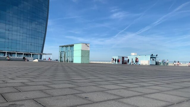 
girl skating with inline skates