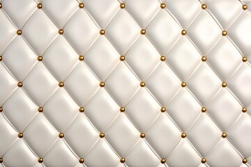 White Leather Upholstery Background

