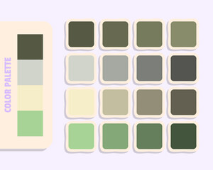 darkolivegreen lightgray blanchedalmond darkseagreen  color theory, design and edit idea, rgb color 