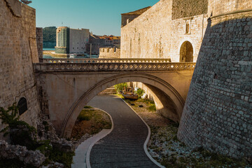 Pont de la porte Ploče de Dubrovnik 1