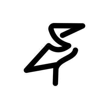 recommend clip art: heron pelican stork vector logo lineart line outline monoline icon design stock gulf bird coast beach illustration abstract ibis logo
