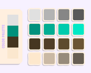 gainsboro darkcyan darkslategray blanchedalmond  color theory, design and edit idea, colour 