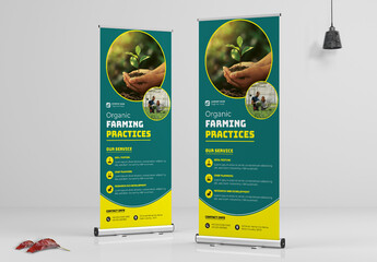 Agriculture Rollup Banner Layout