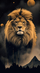 lion background