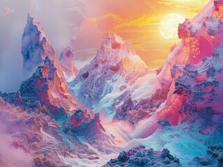 Dive into the digital realm with a long shot that pushes the boundaries of imagination, illustrating the unlimited potential of digital art