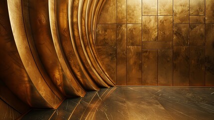 Rows of wooden wine barrels rest in a cool, dark winery cellar