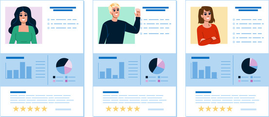 assessment performance appraisal vector. business customer, development satisfaction, reward best assessment performance appraisal character. people flat cartoon illustration