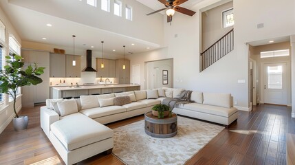 Spacious home decor with empty areas perfect for your custom branding