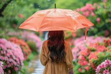 Umbrella on a rainy day professional photography