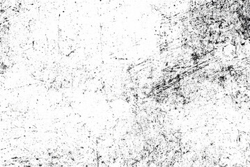 Abstract Grunge Background, Black and White Texture with Cracks, Chips, and Dots Isolated