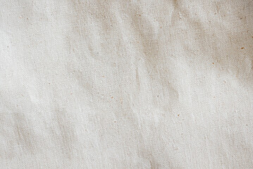 White Calico Fabric Texture Background