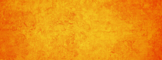 Summer Background Banner with Yellow and Orange Cement Texture Wall