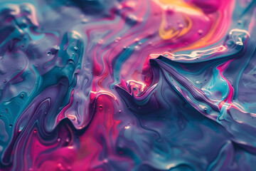 abstract liquid background fulcolor. Generated with AI.