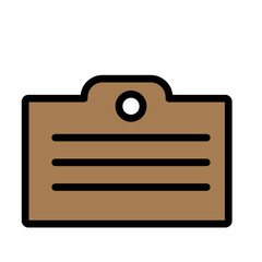 Meta Tags Line Filled Icon Design