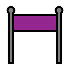 Fototapeta premium finishpoint Line Filled Icon Design