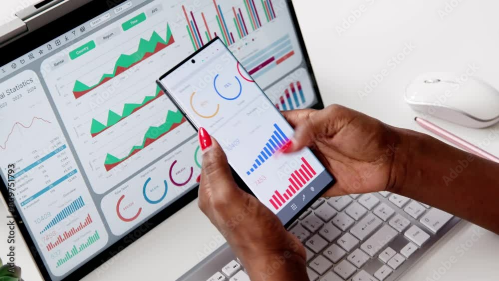Aufkleber KPI Dashboard Data Analytics