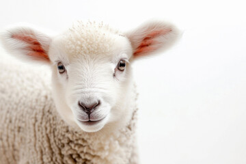 Fototapeta premium A close up of a lamb