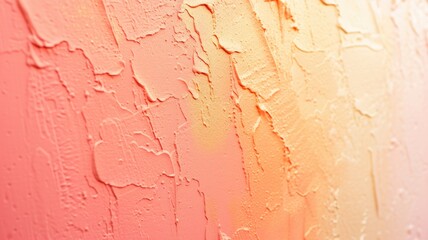 Fototapeta premium grainy, sun-bleached gradient from coral to pale gold, suggesting the weathered and warm feel of a summer long gone