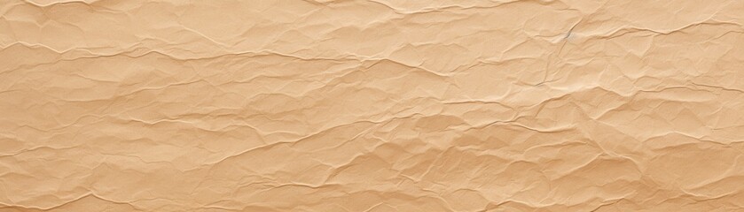 A close up of a crumpled brown paper bag.  ,background